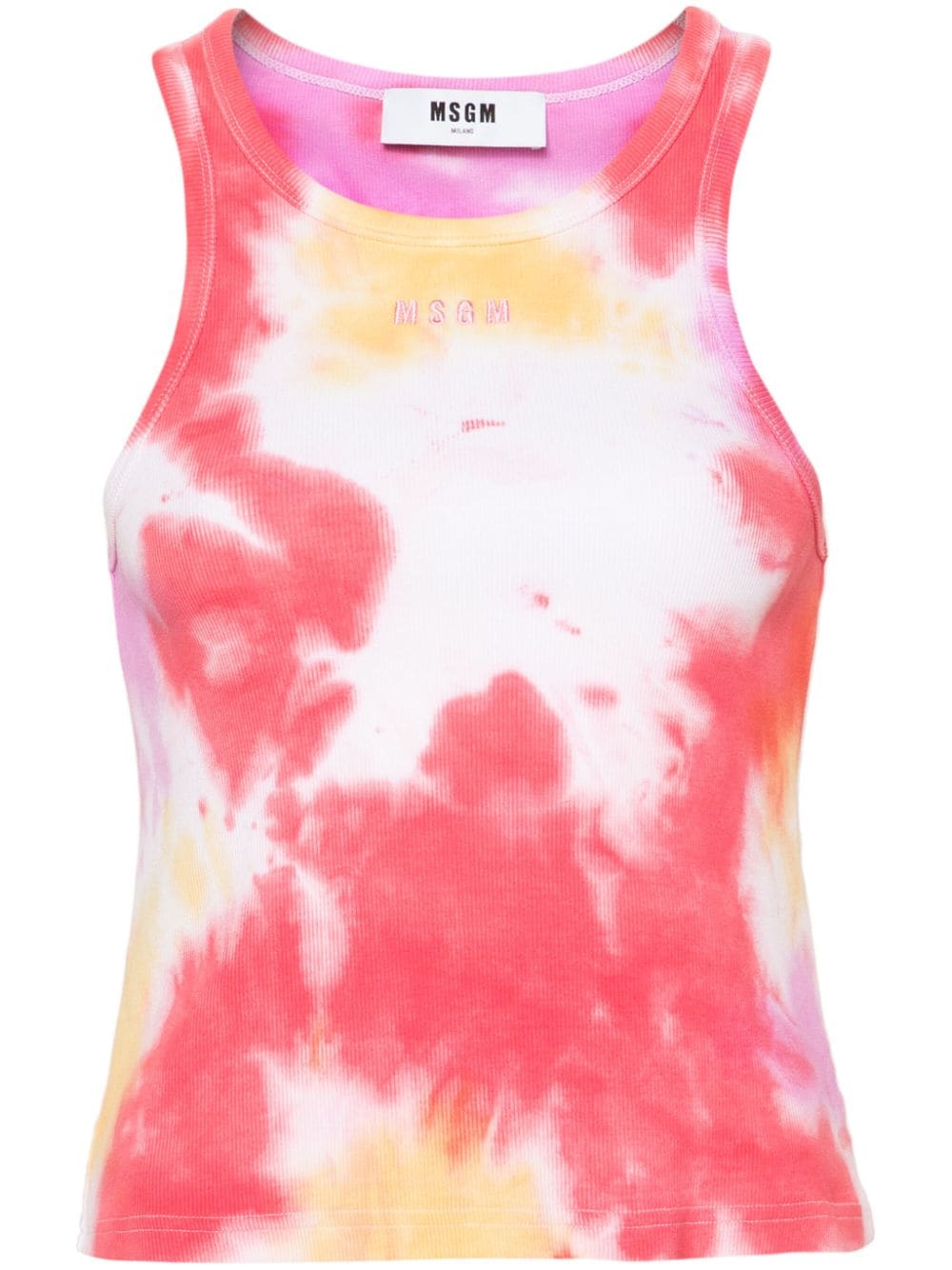 Canotta a costine tie-dye<br><br><br>