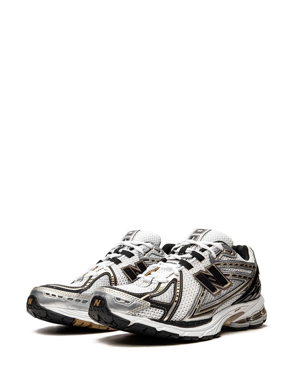 Sneakers 1906R "Bianco/Oro".<br><br><br>