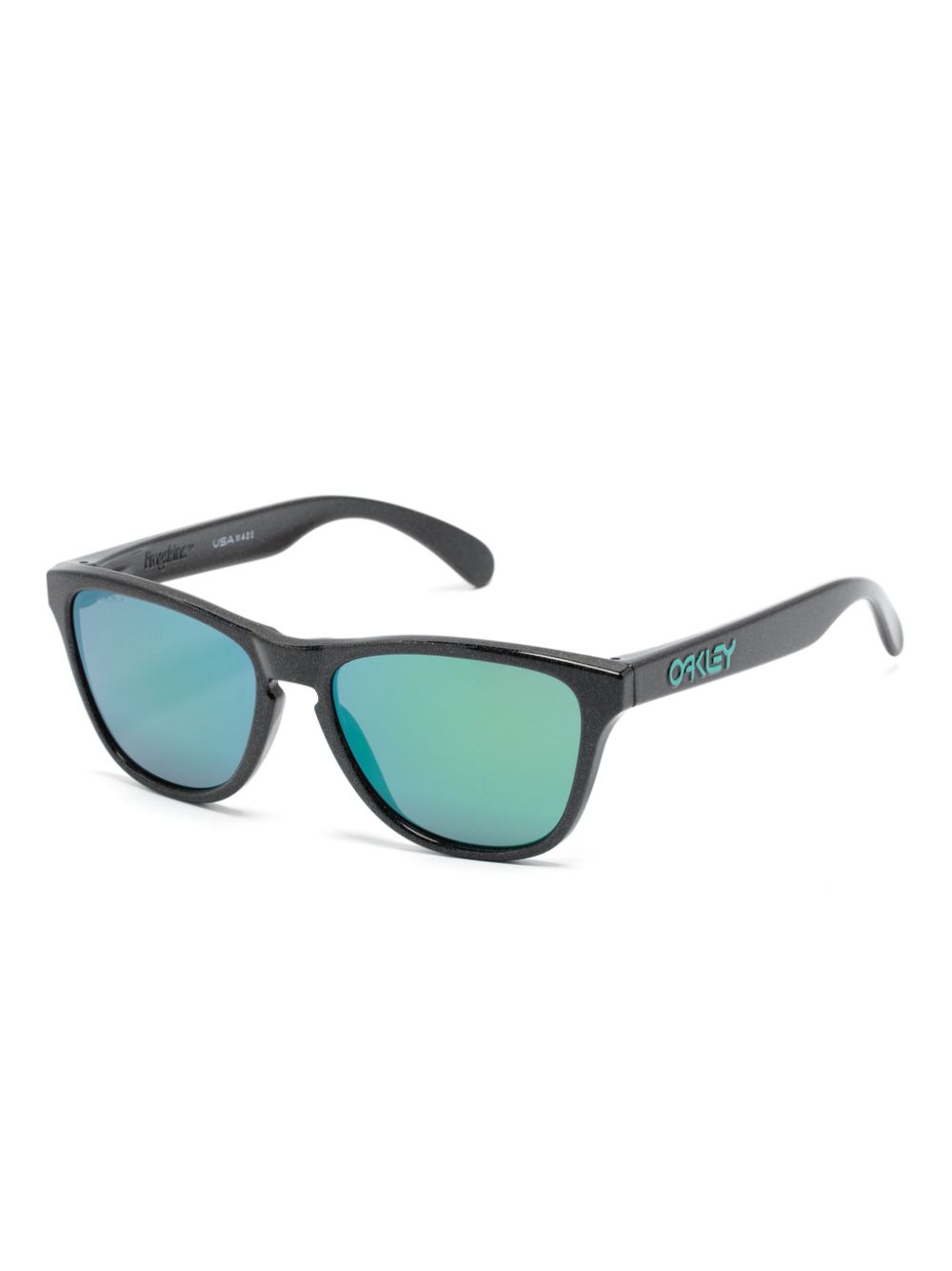 Black green sunglasses