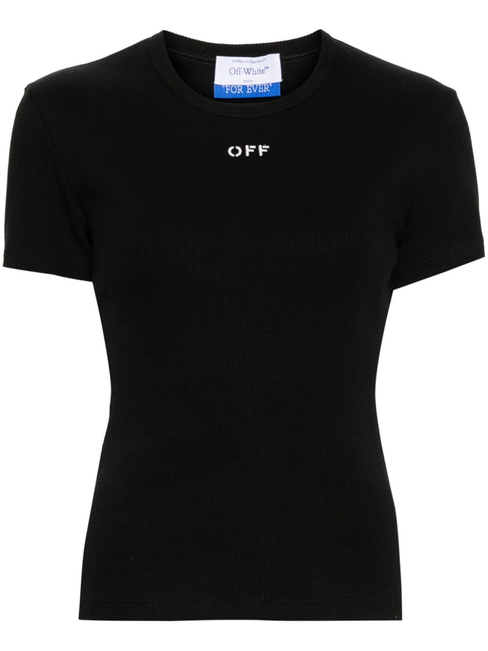 Top Off Stamp in maglia a coste<br><br><br>