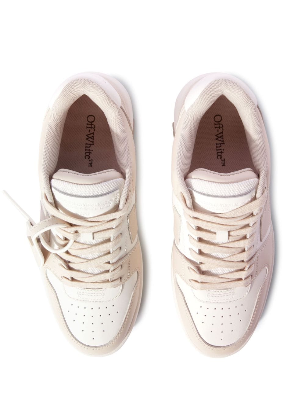 Sneaker Out Of Office in pelle bianco beige