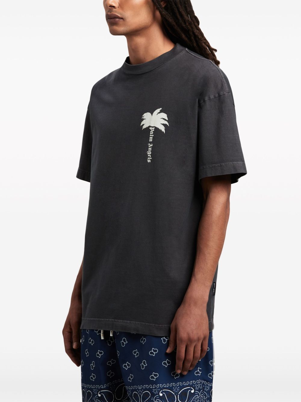 Palm motif T-shirt