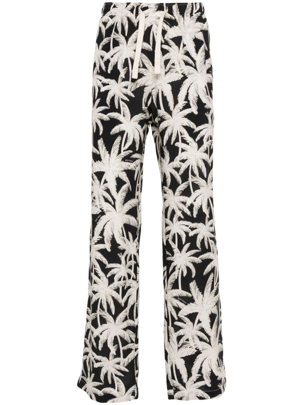 Palm tree print trousers