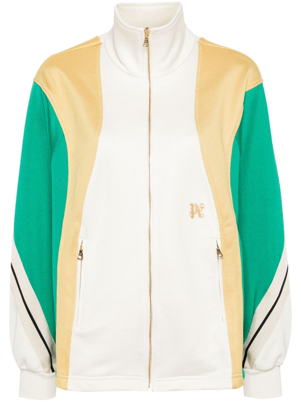 Colour-block track jacket<BR/><BR/><BR/>