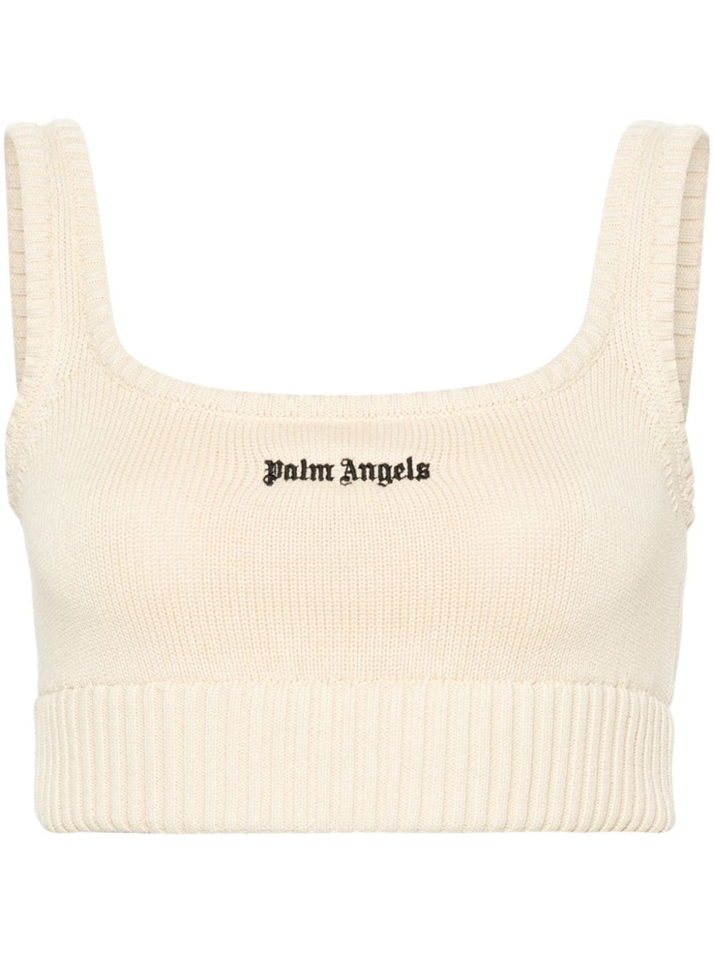 Embroidered-logo knit tank top<BR/><BR/><BR/>