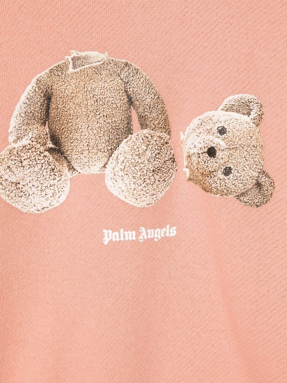 Teddy bear motif sweatshirt
