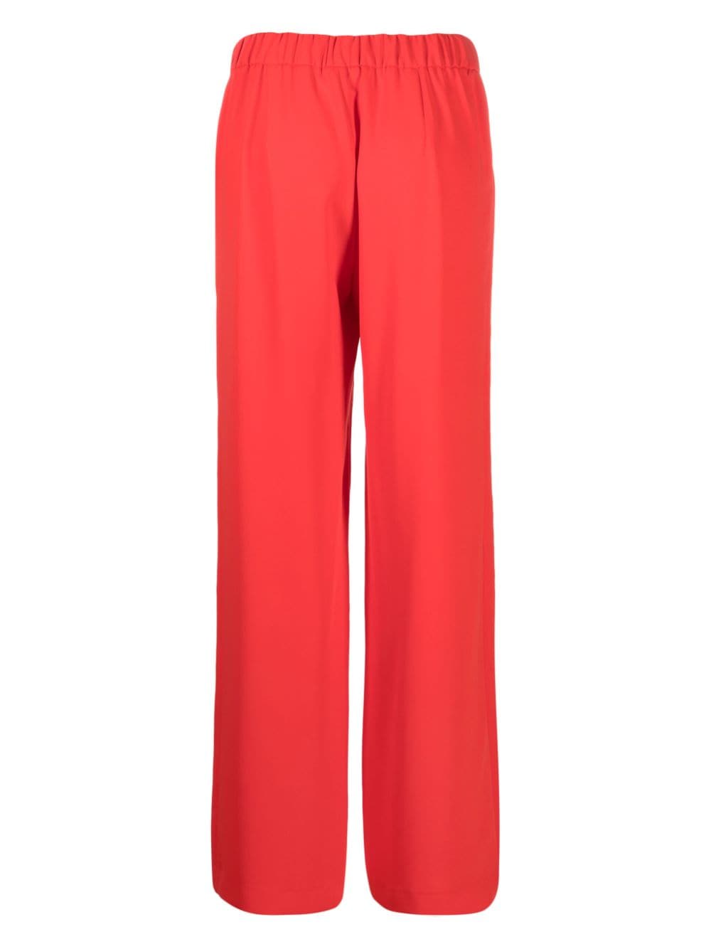 Red straight-leg trousers <BR/><BR/><BR/>