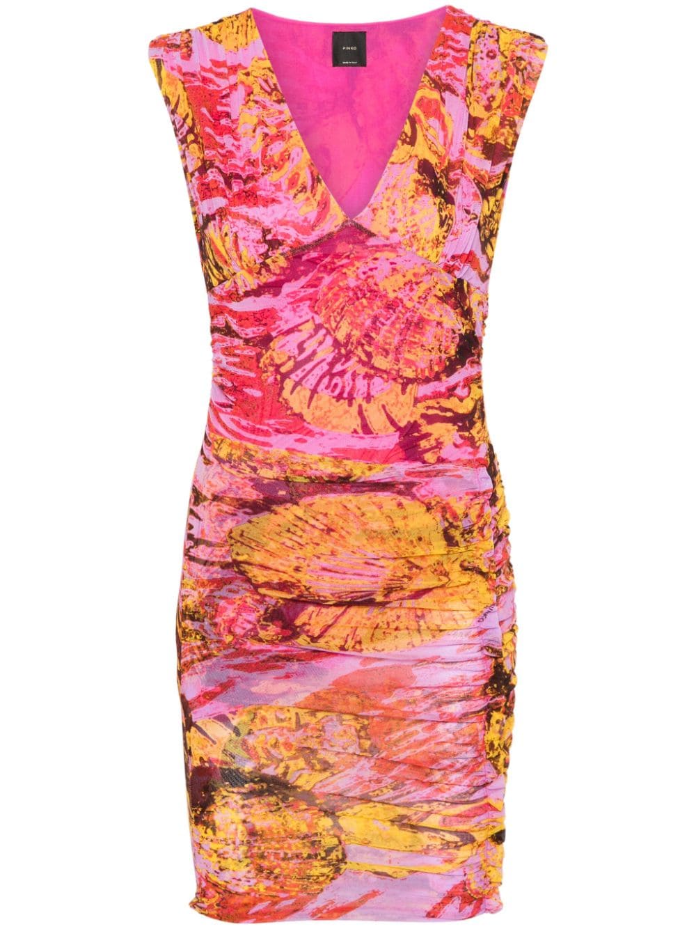 Androgeo printed mini dress