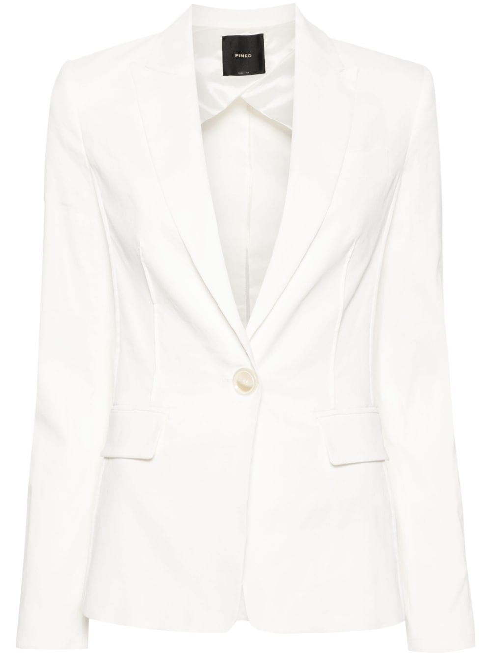 Ghera linen-blend blazer<BR/><BR/><BR/>