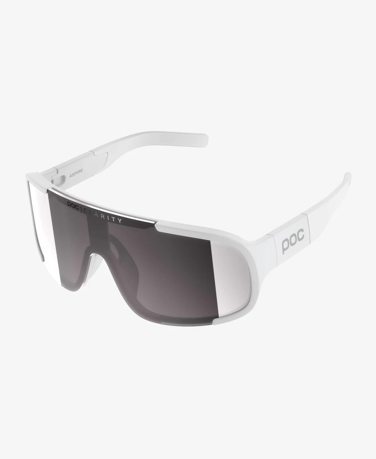 White/gray Aspire performance sunglasses