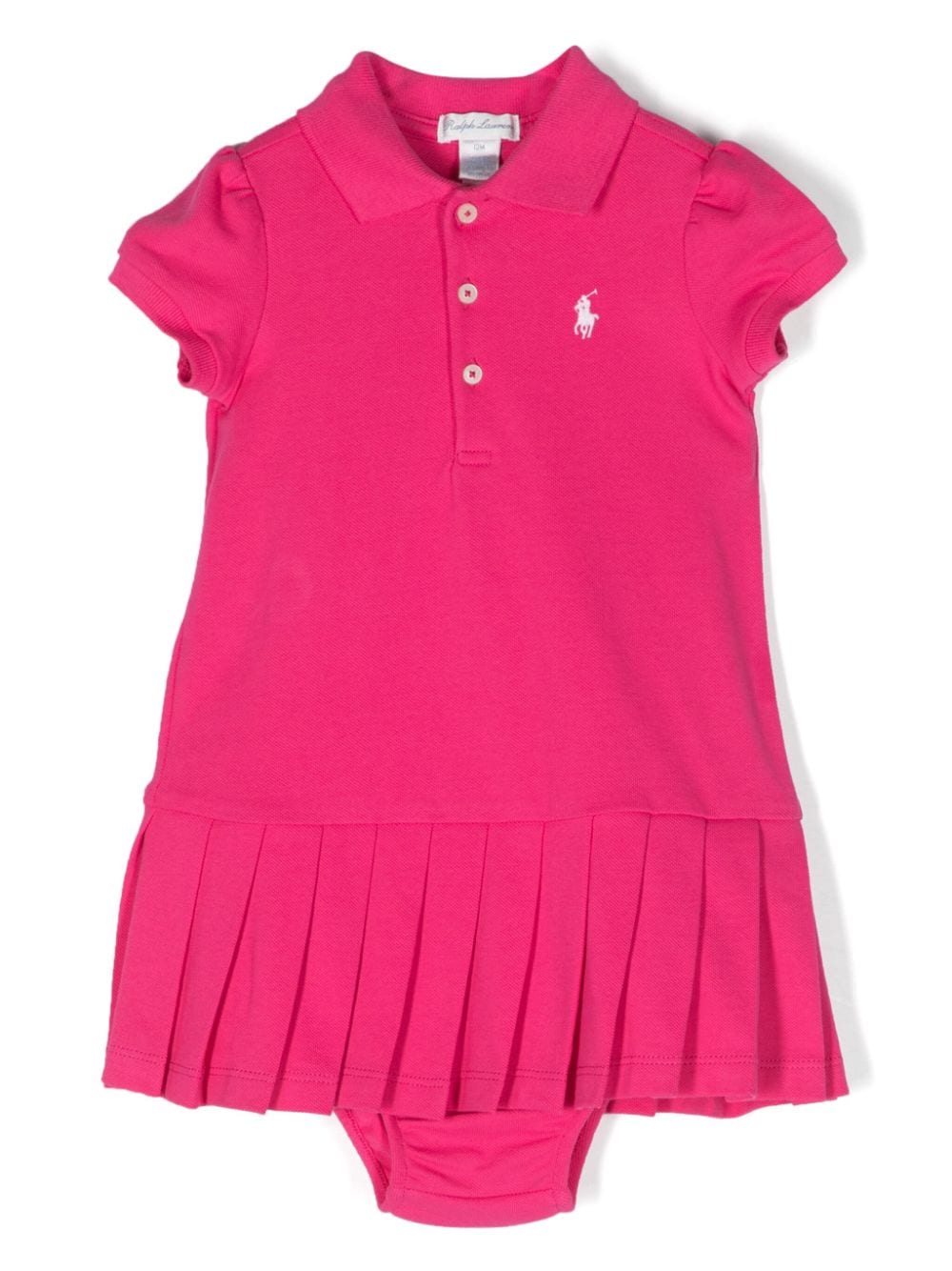 Polo Pony-embroidered cotton dress<BR/><BR/><BR/>