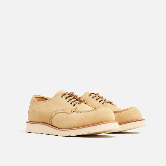 Beige oxford shoes