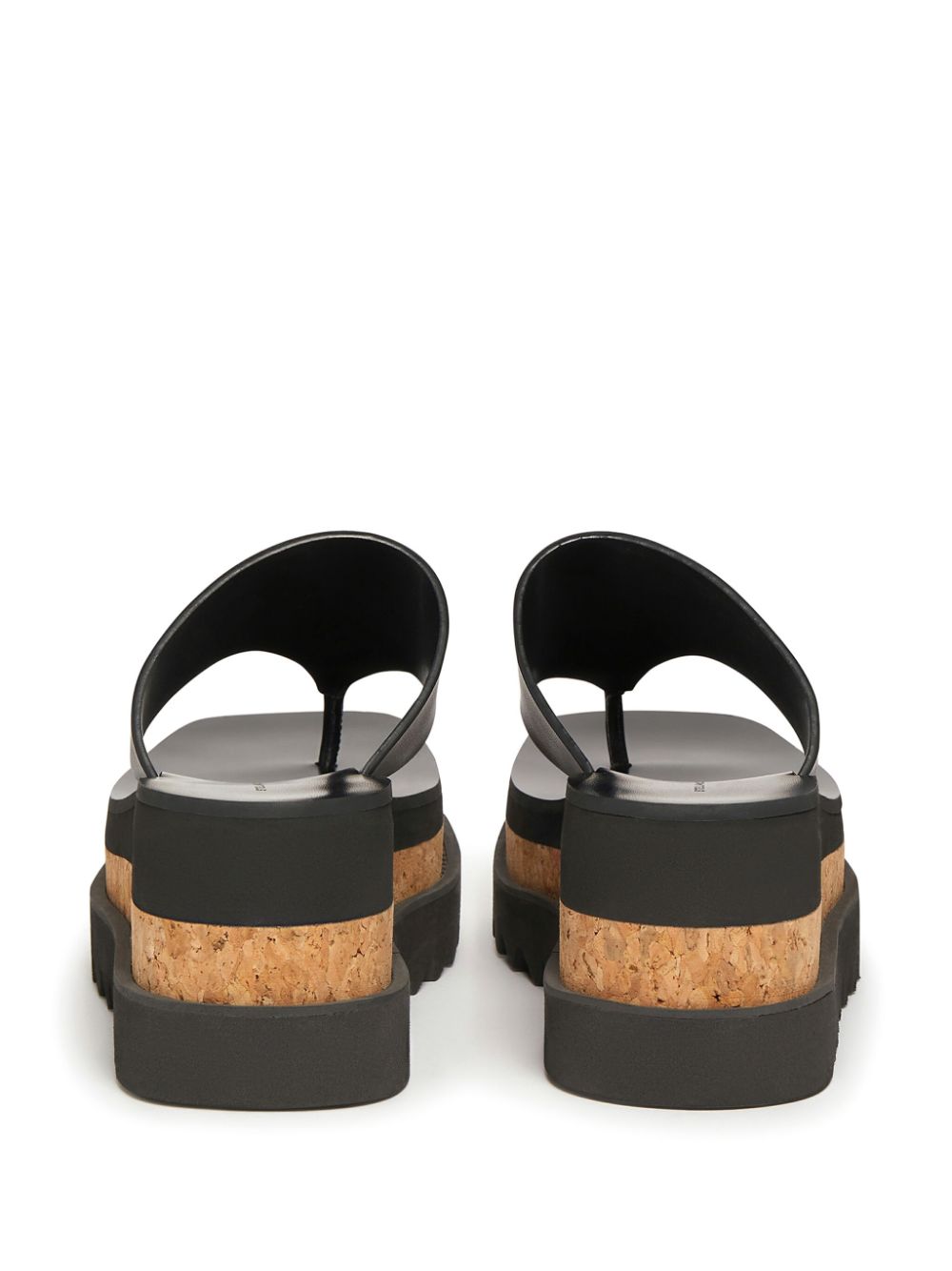 Sneak-Elyse logo-print platform sandals<BR/><BR/><BR/>