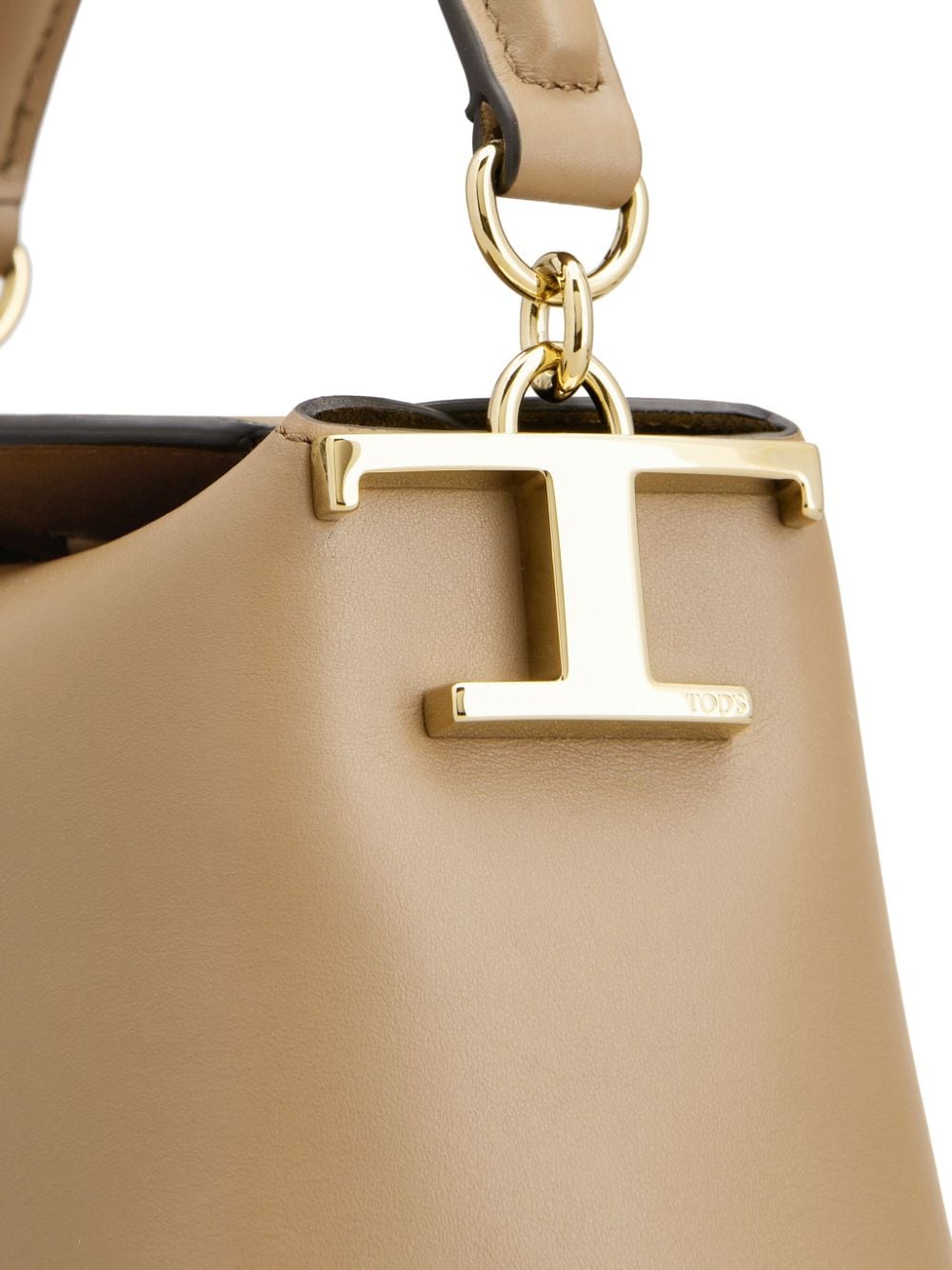 T Case mini leather tote bag