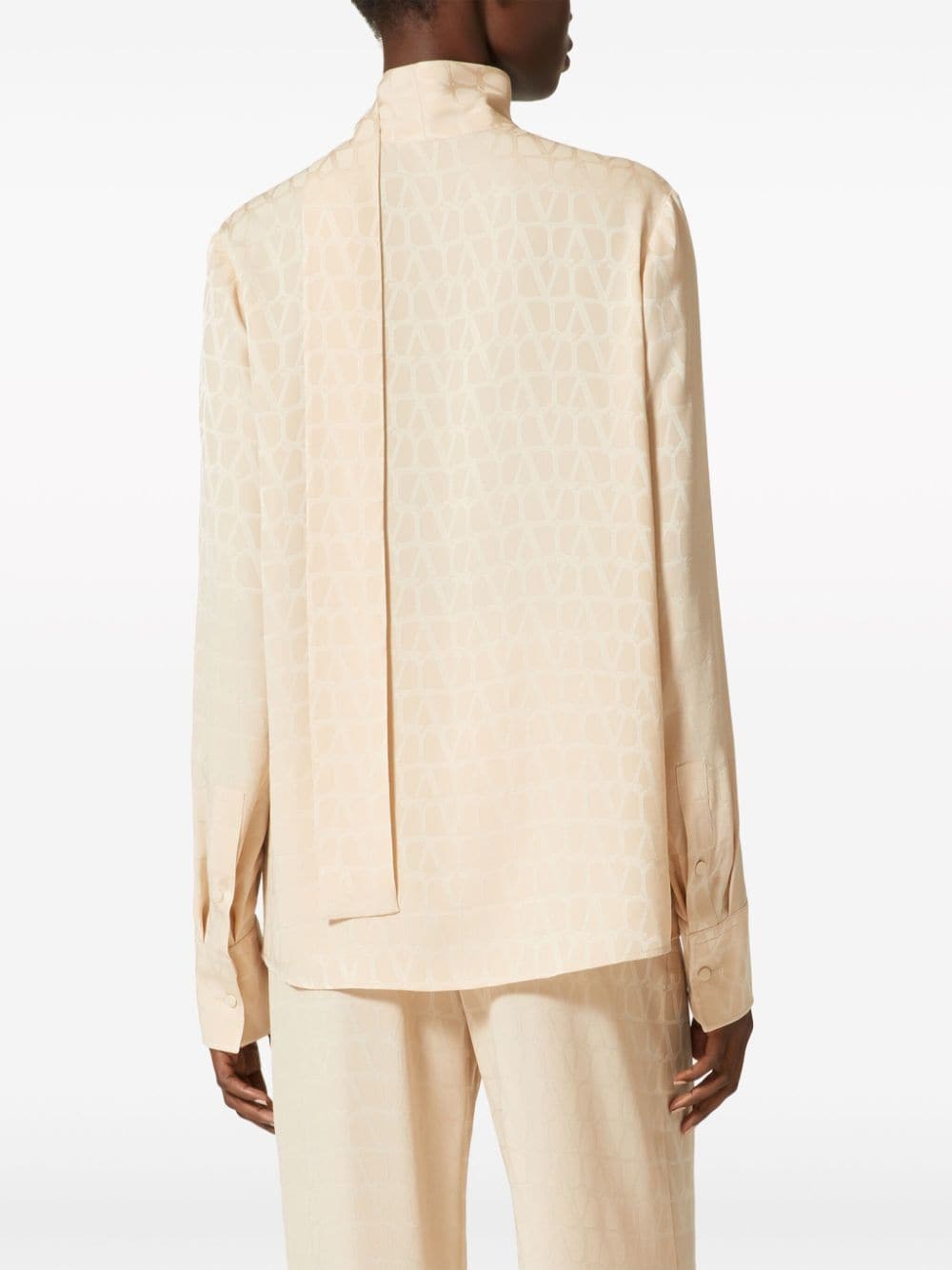 Toile Iconographe silk jacquard blouse<BR/><BR/><BR/>