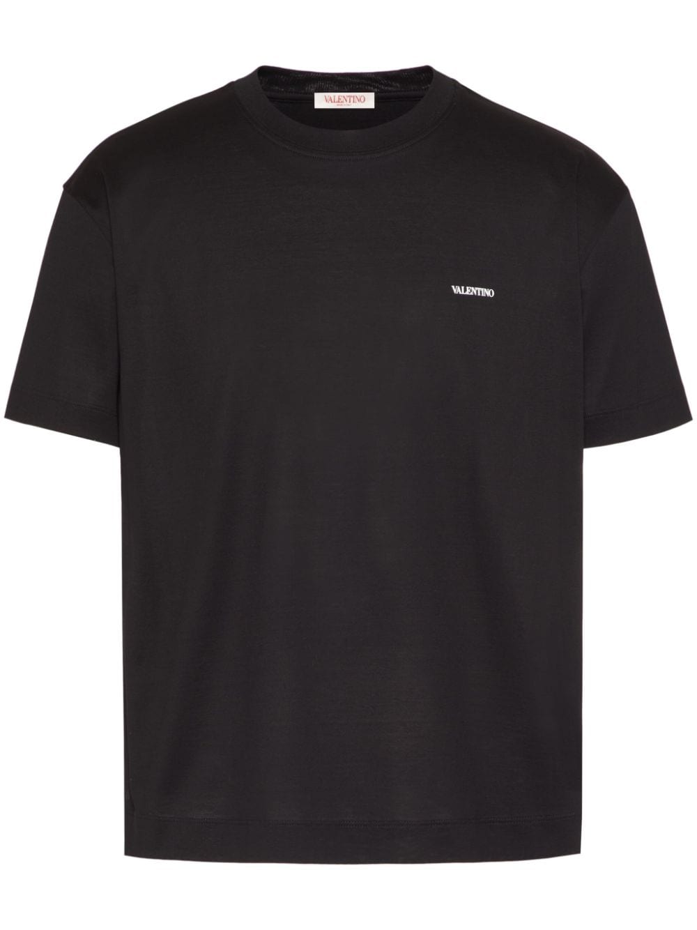 T-shirt in cotone con stampa logo<br><br><br>