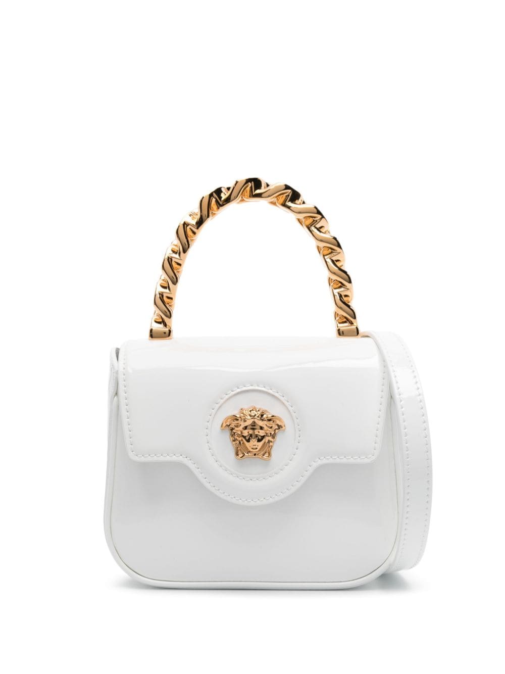 Mini bag La Medusa in vernice<br><br><br><br><br>