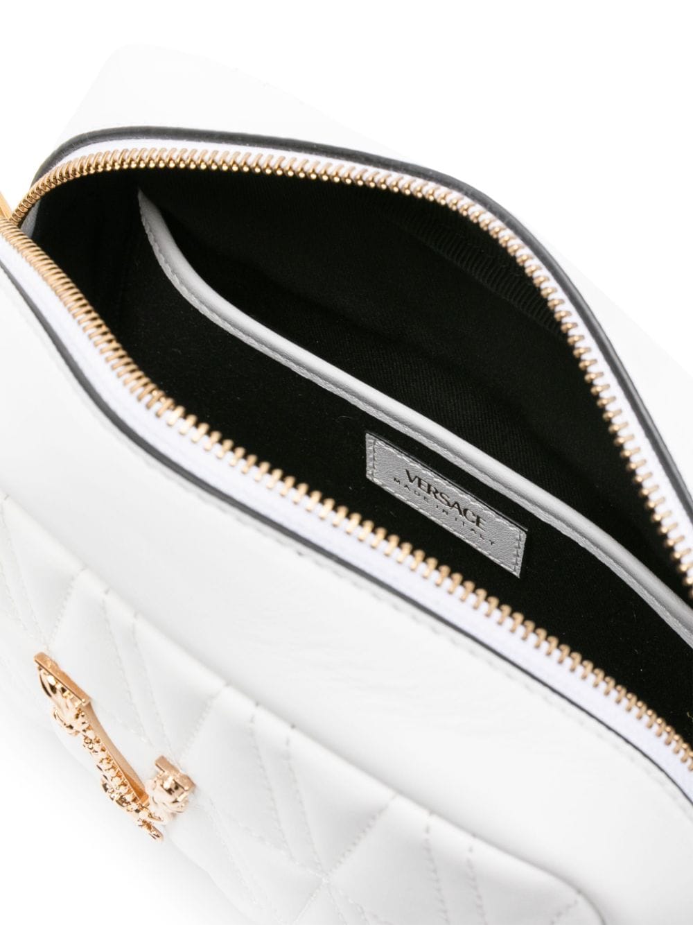 White Virtus leather crossbody bag