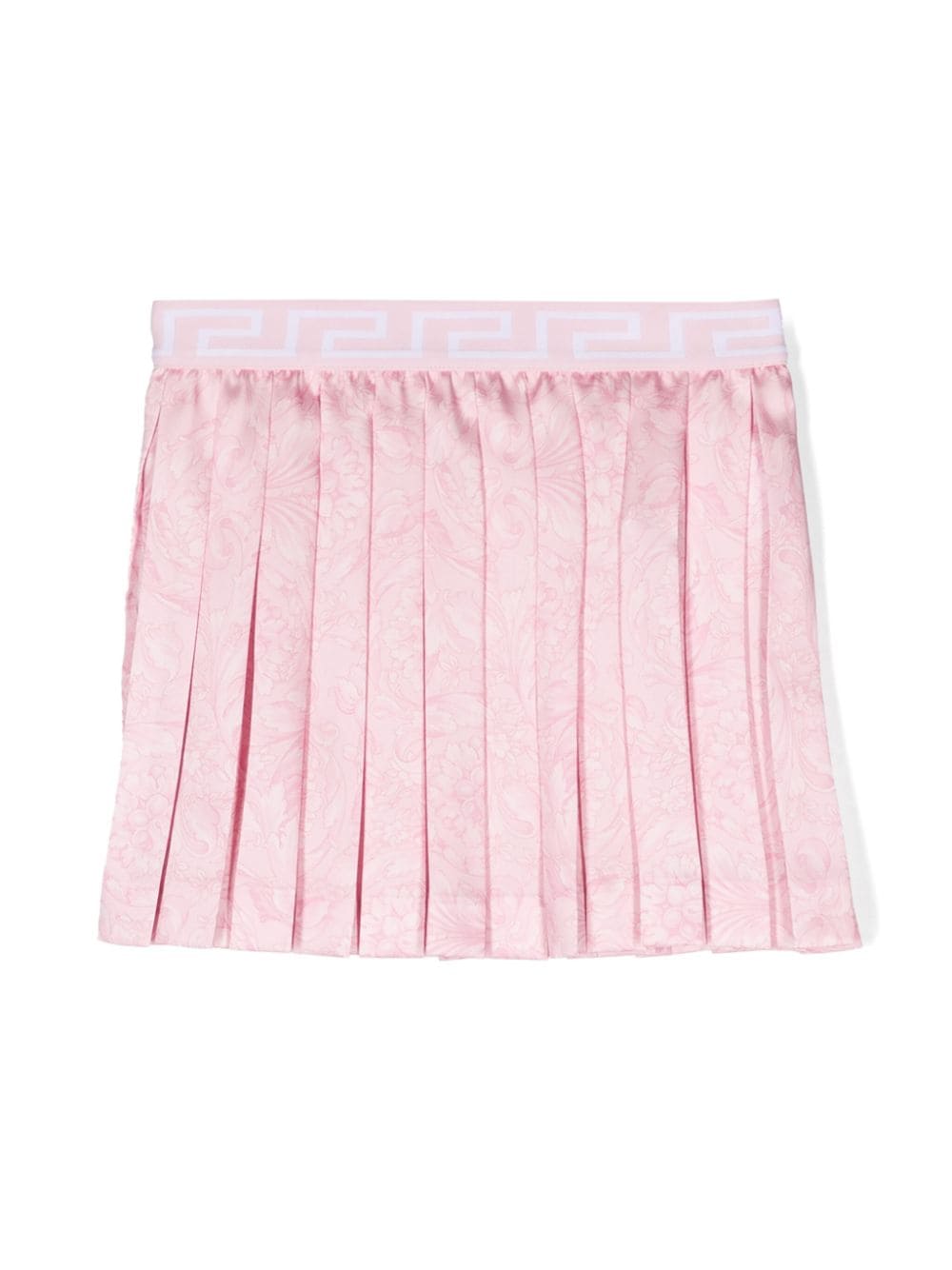Barocco-print pleated skirt<BR/><BR/><BR/><BR/>