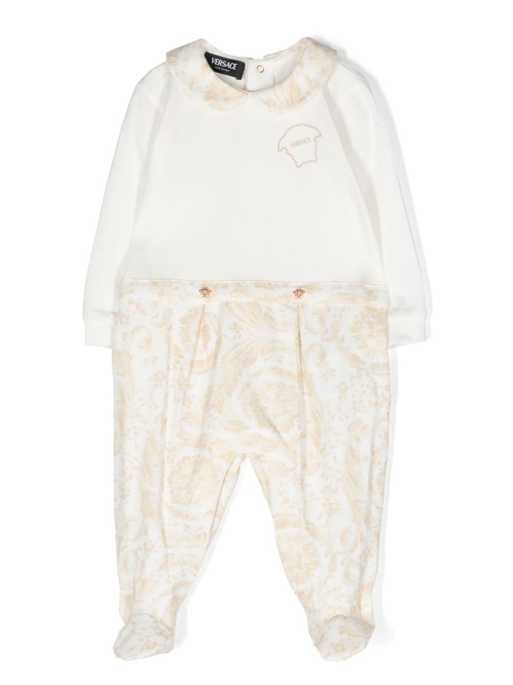 Barocco-print cotton pajamas<BR/><BR/>