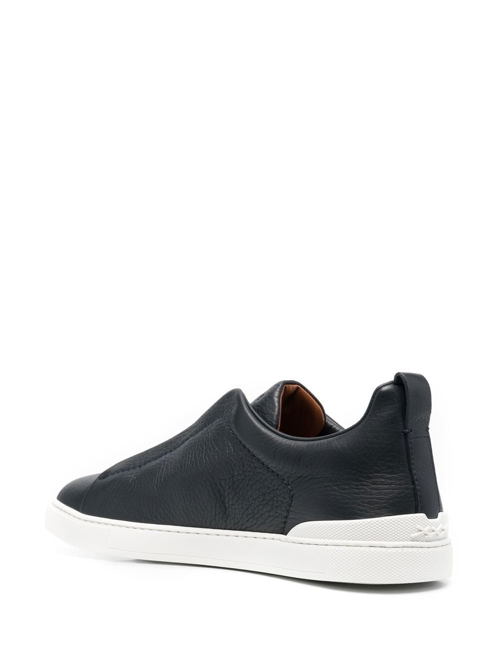 Slip-on leather sneakers<BR/><BR/><BR/>