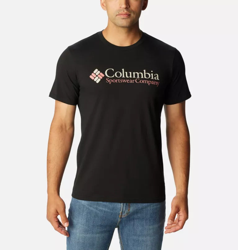 T-shirt nera con logo CSC basic