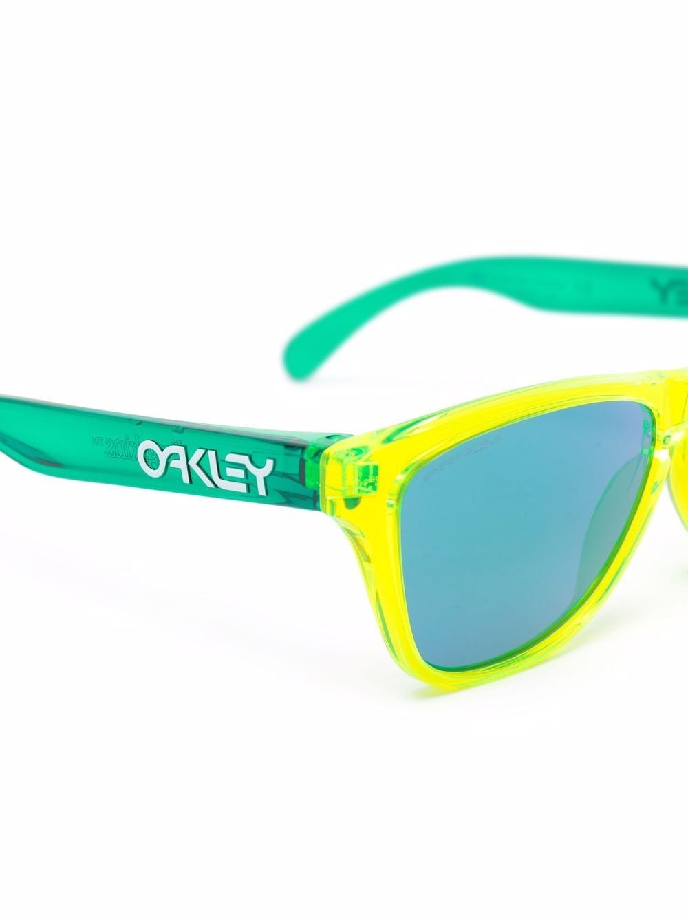 Green/yellow two-tone frame (Youth Fit) sunglasses