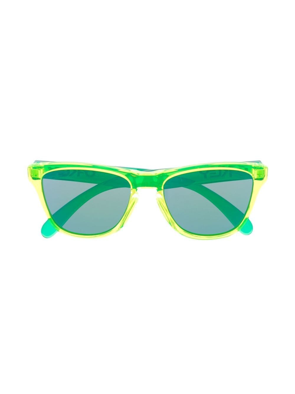 Green/yellow two-tone frame (Youth Fit) sunglasses