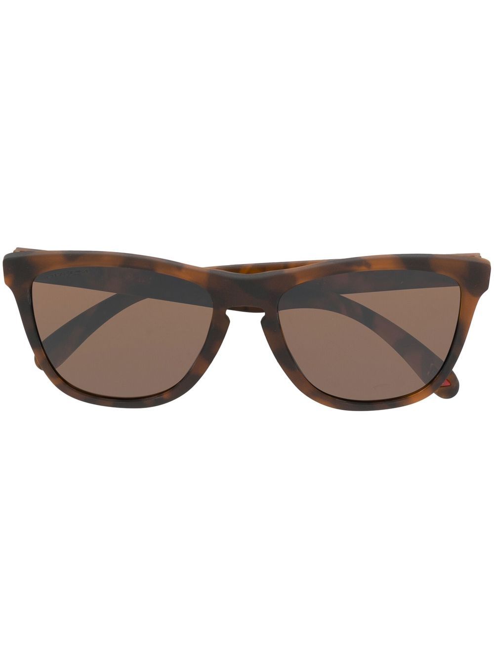 Tortoiseshell square-frame sunglasses