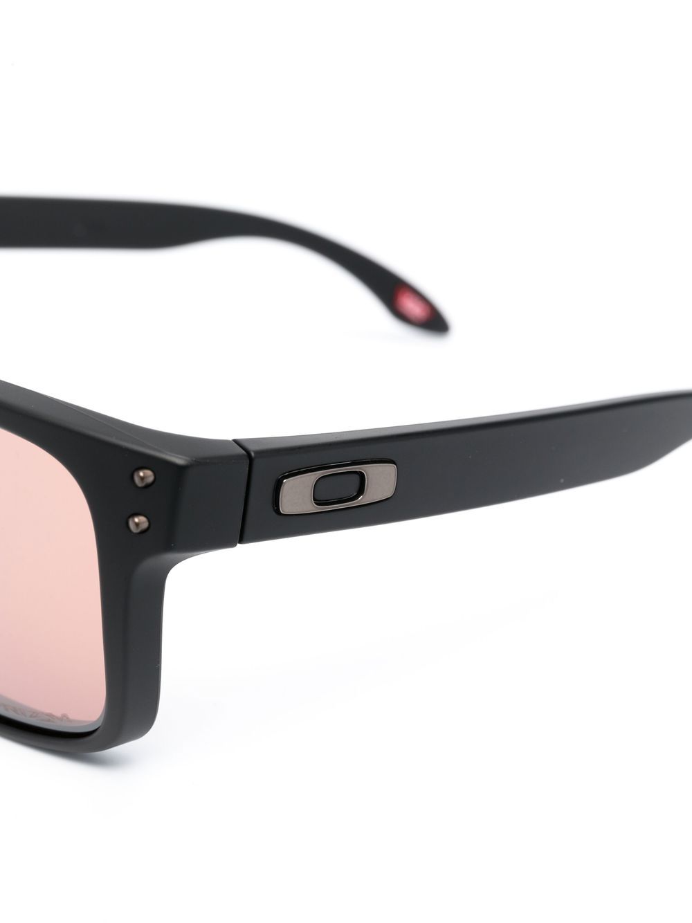 Pink tinted square frame sunglasses