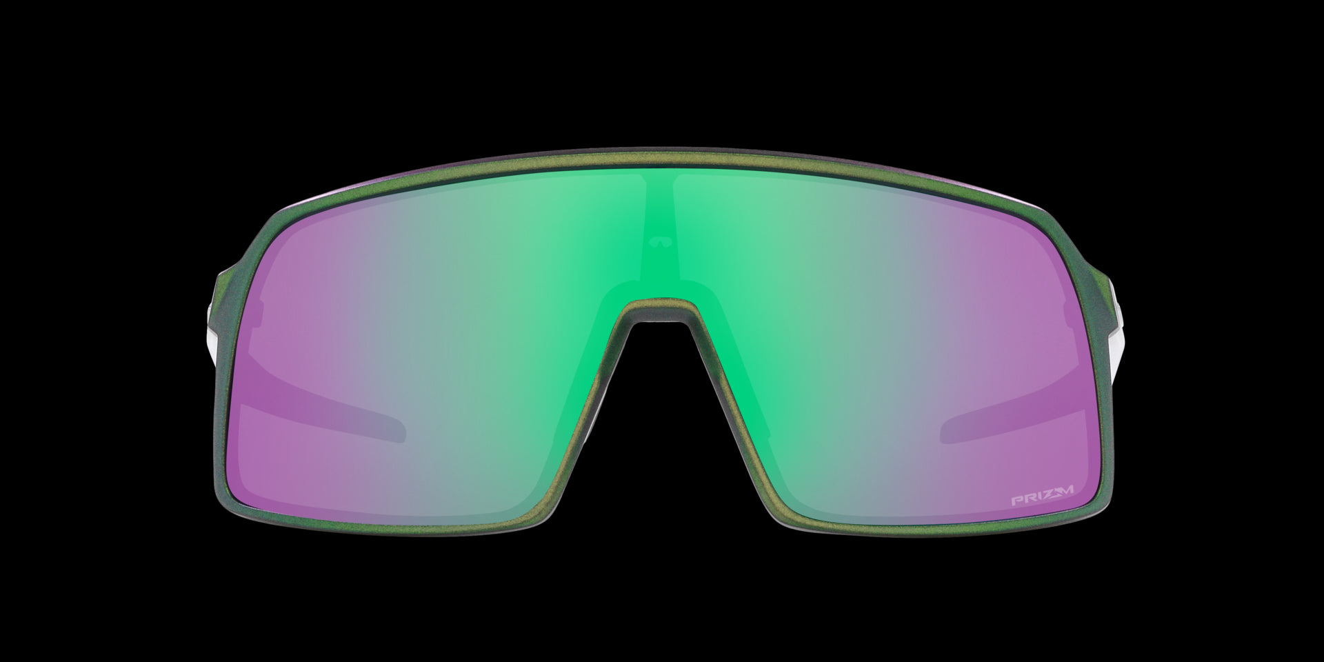 Matte silver green Sutro sunglasses