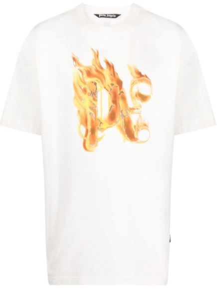 White print to the front t-shirt
