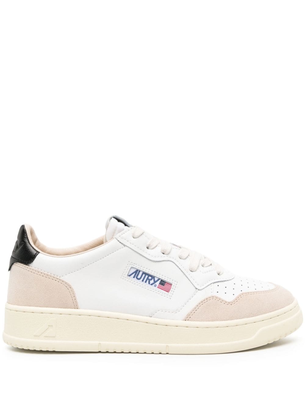 AUTRY AULMLS21LEAT/SUEDE WHT/BLK