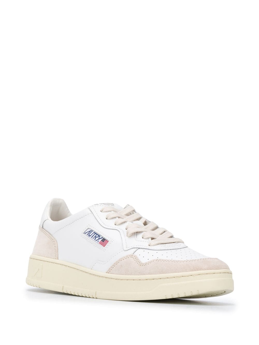 AUTRY AULMLS33LEAT/SUEDE WHITE