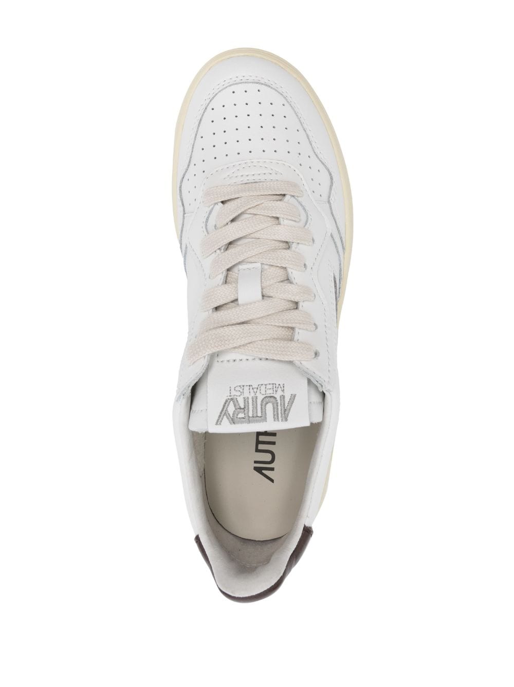 AUTRY AULWLL53LEAT/WHT/BROWN