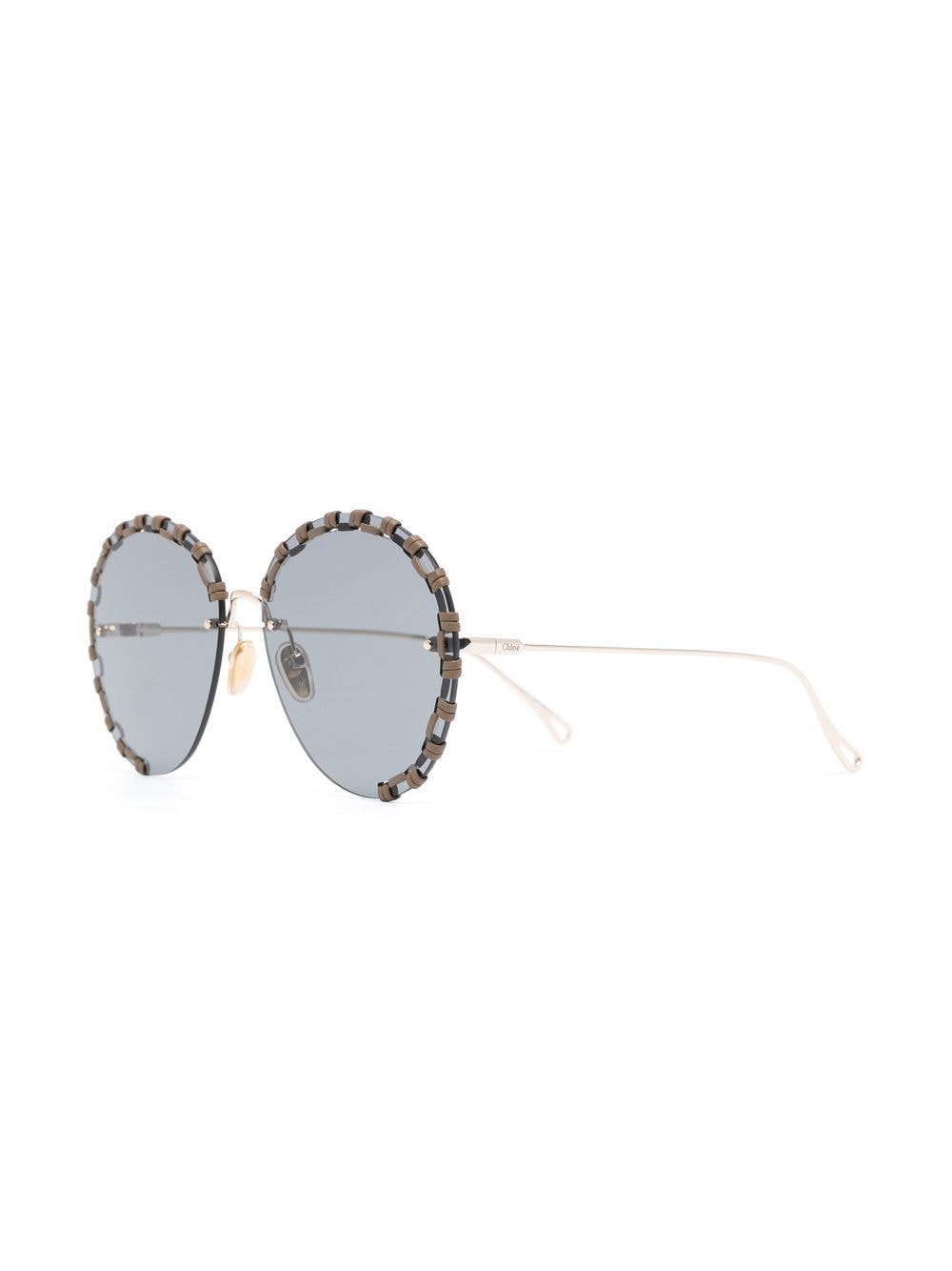 Round-frame sunglasses