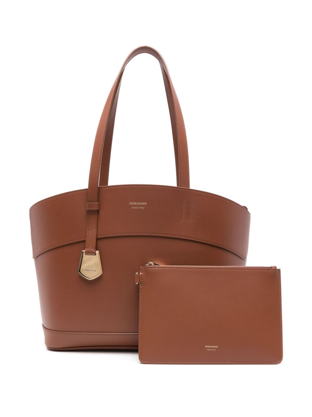 FERRAGAMO CHARME TOTE0775222NEW COGNAC