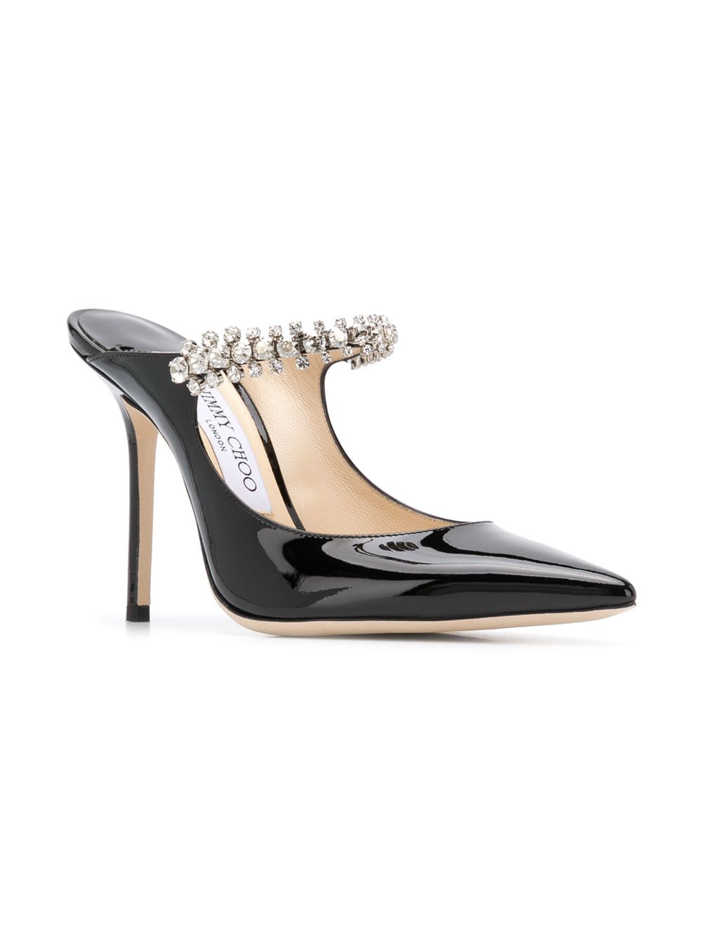 JIMMY CHOO BING 100 PATBLACK