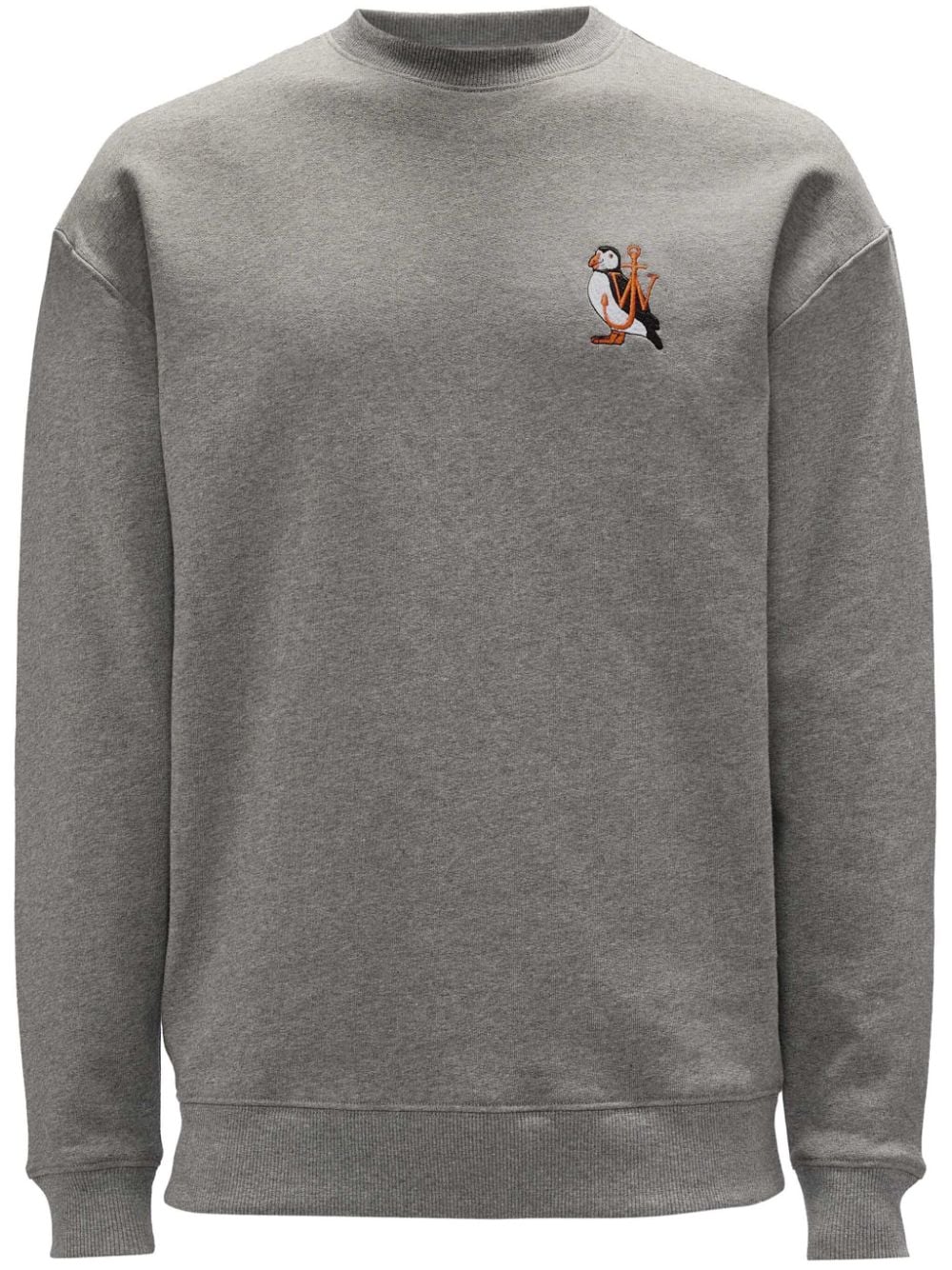 Puffin drop-shoulder sweatshirt<BR/><BR/><BR/>