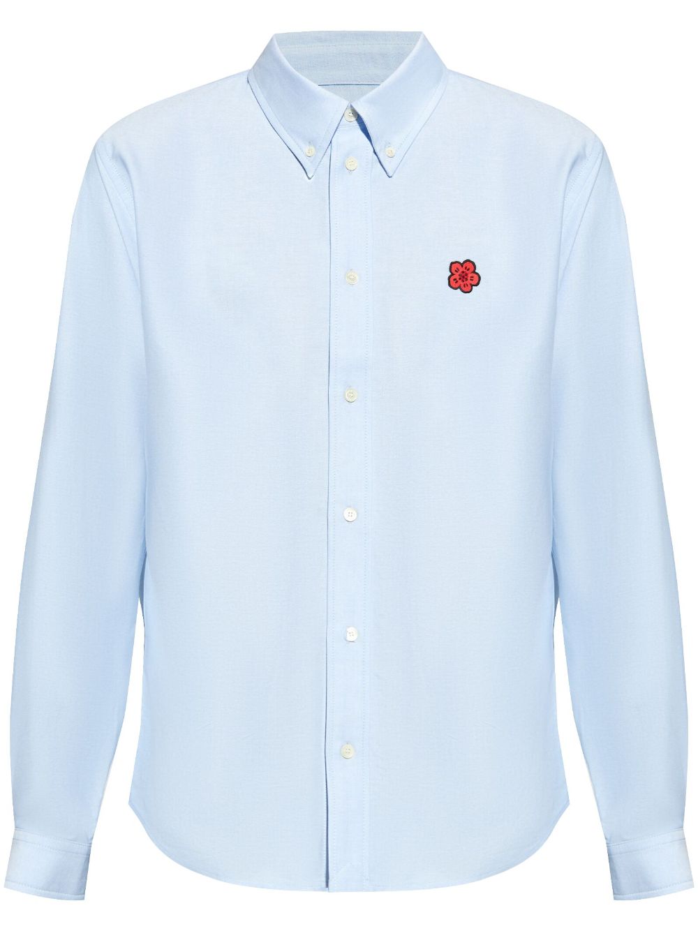 Embroidered-logo cotton shirt<BR/><BR/><BR/>