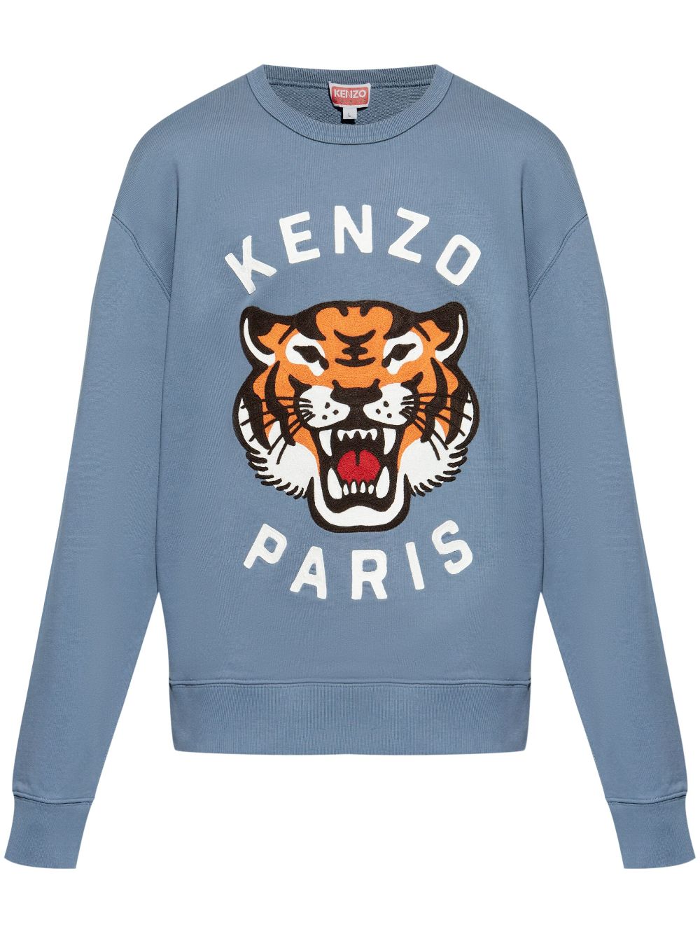 Lucky Tiger embroidered sweatshirt<BR/><BR/><BR/>