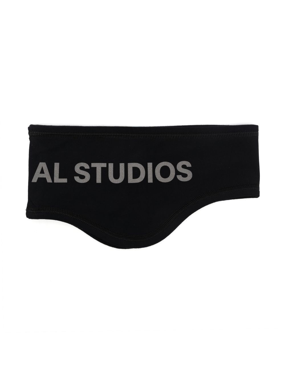Logo-print headband NA0910E BLACK PAS NORMAL STUDIOS 