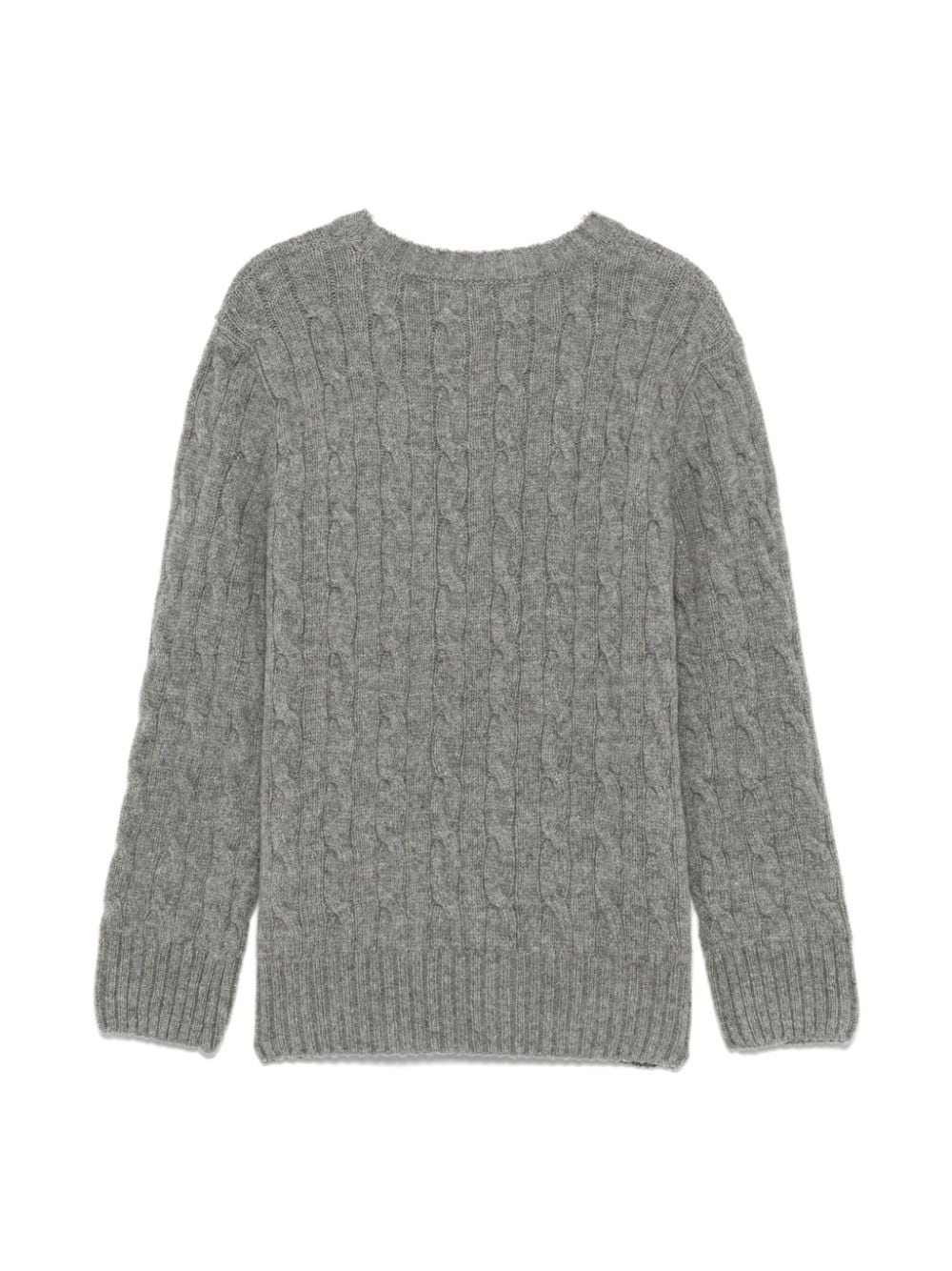Polo logo sweater<BR/><BR/><BR/> 323877728004 FAWNGREYHTHR/RLNAVY POLO RALPH LAUREN KIDS 