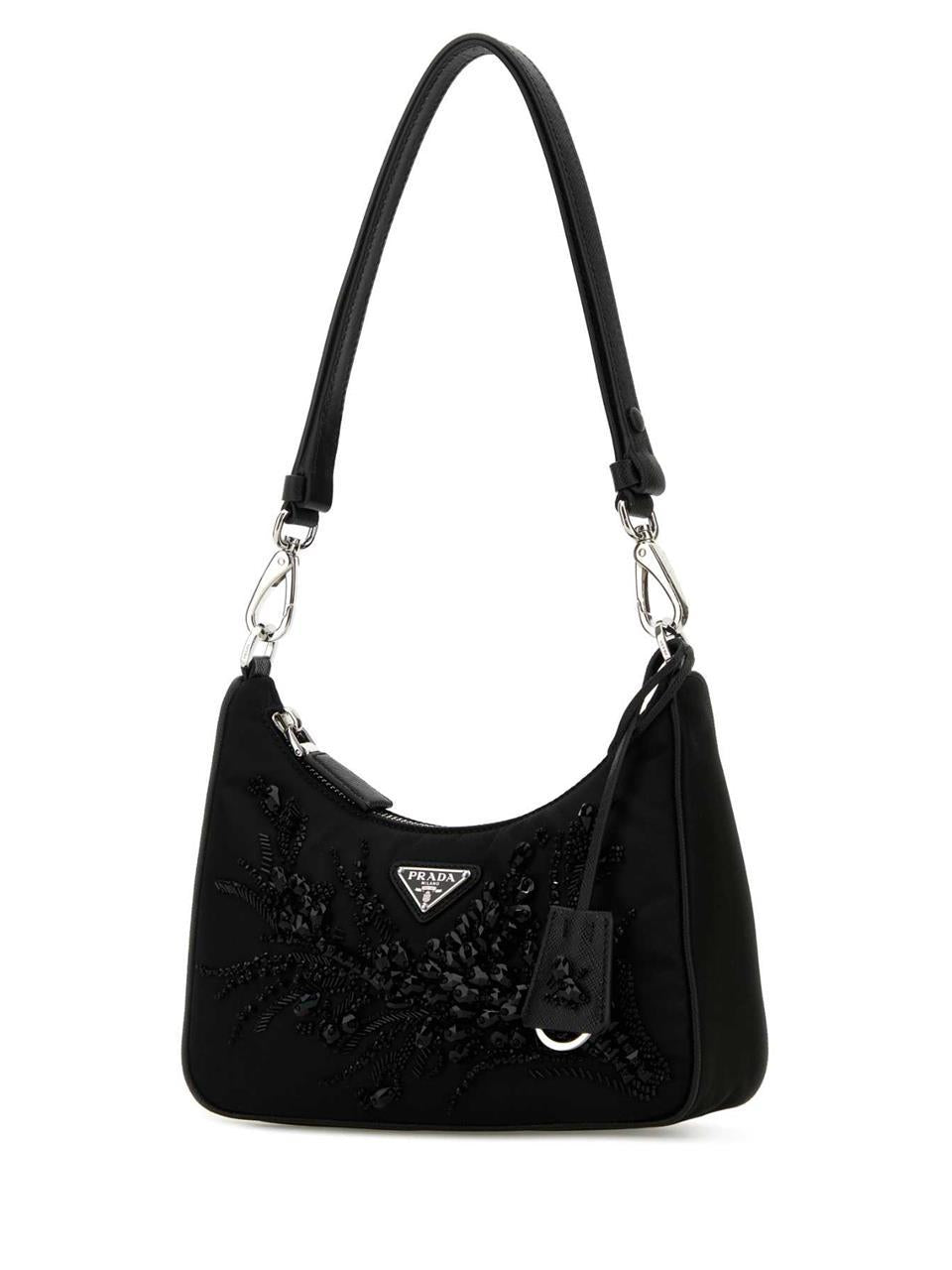 re-edition crystal-embellished shoulder bag 1BC204 2C4QF0002 PRADA 