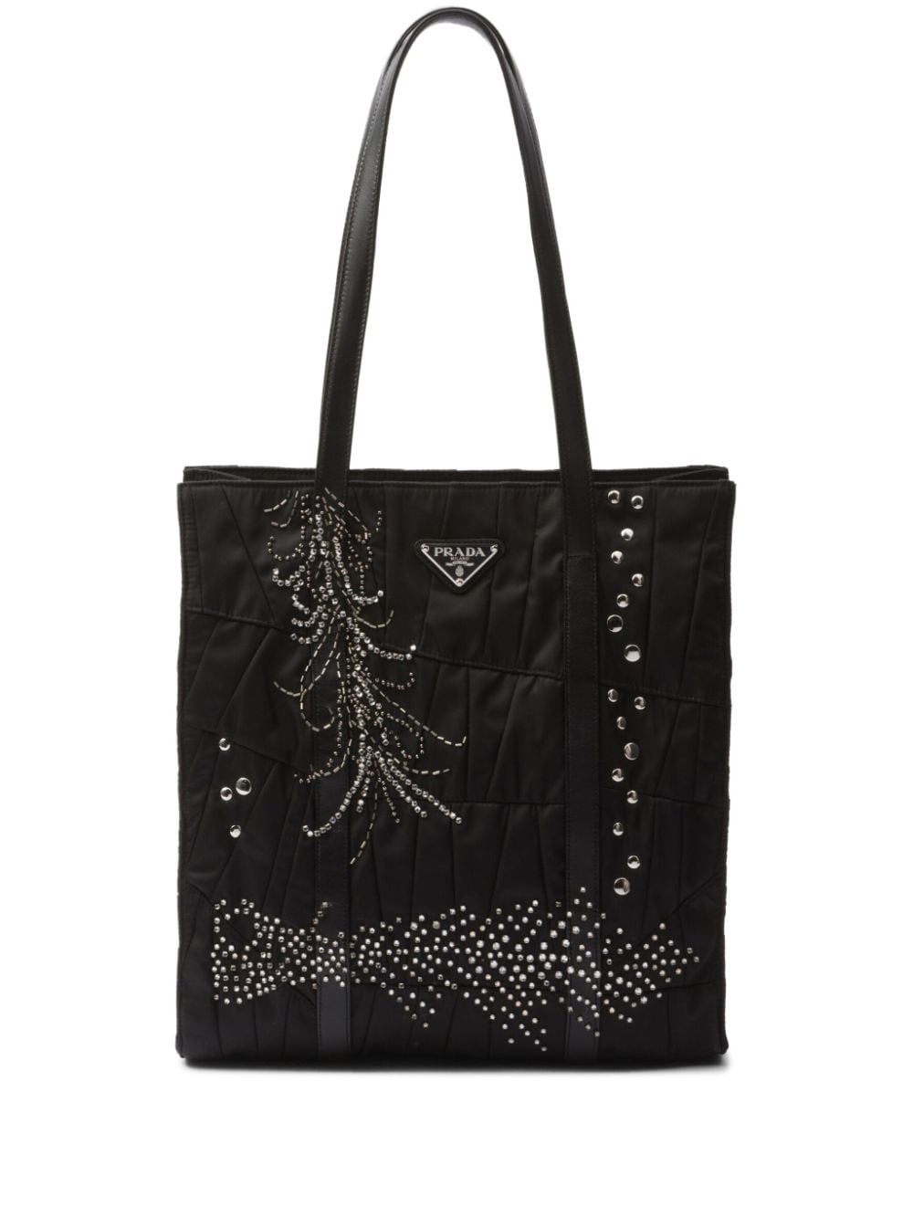Medium RE-NYLON patchwork tote bag 1BG459 2CZMF0002 PRADA 