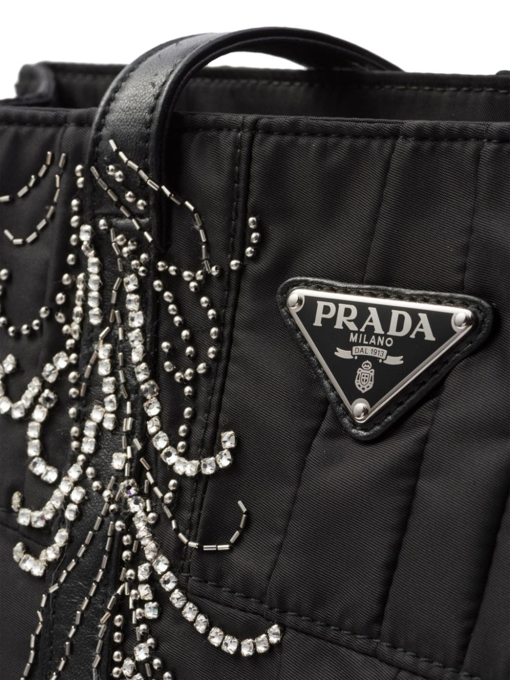 Medium RE-NYLON patchwork tote bag 1BG459 2CZMF0002 PRADA 