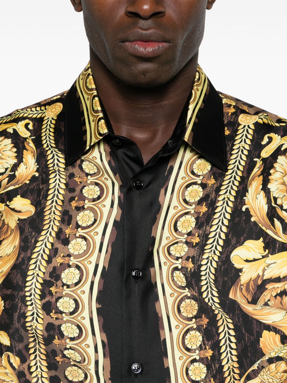 Barocco-print shirt<BR/><BR/><BR/>