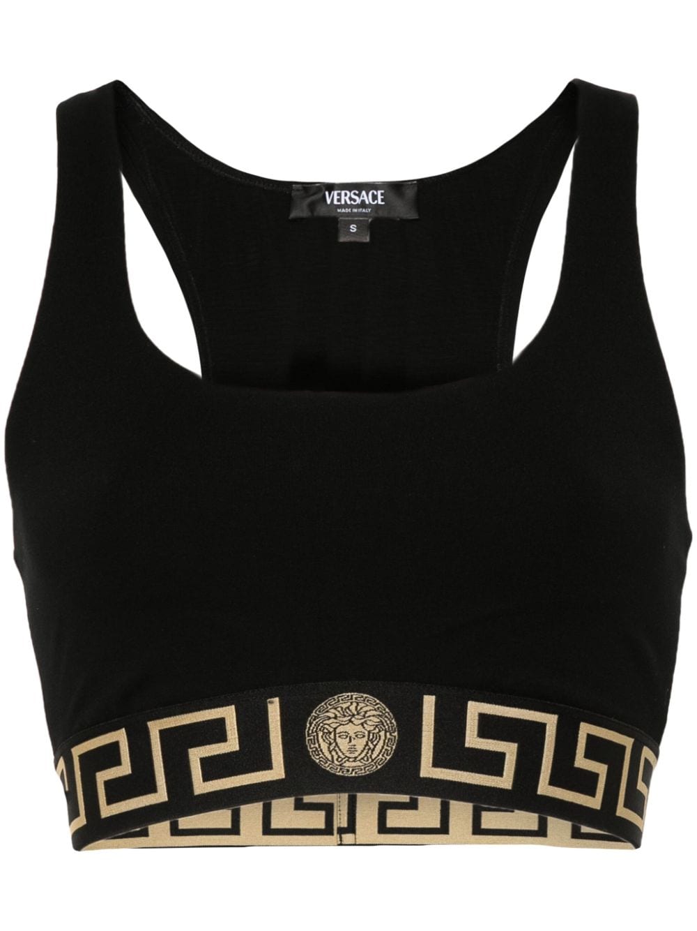 Greca-border crop top<BR/><BR/>