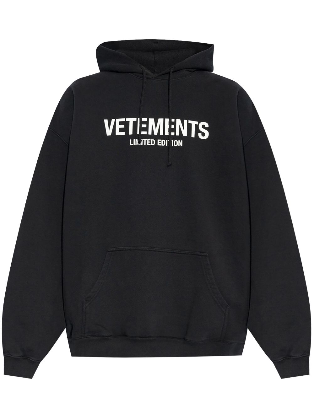 VETEMENTS UA65HD250LWASHED BLACK/WHITE