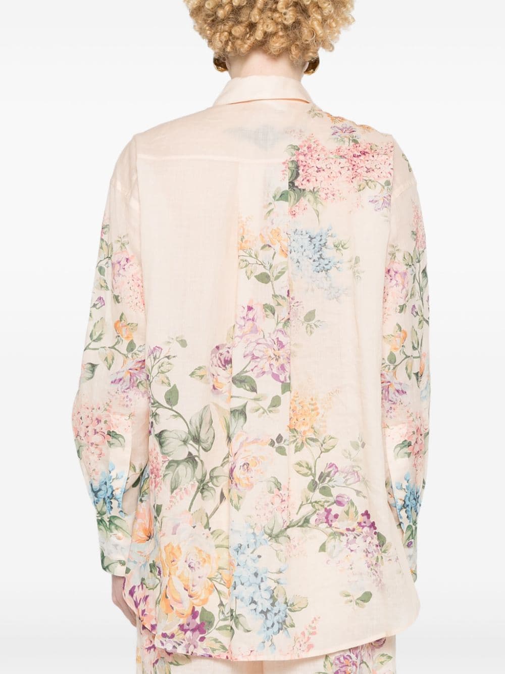 ZIMMERMANN 9862TSS241CREAM WATERCOLOUR FLORAL